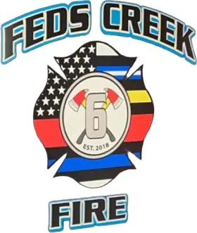 Feds Creek-Mouthcard Area Volunteer Fire Department Patch