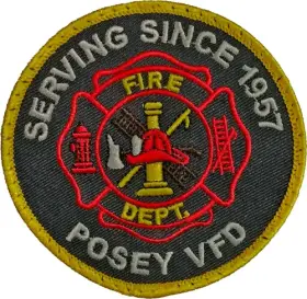 Posey Township Volunteer Fire Department Patch