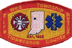 Wea Township Community Fire Department Patch
