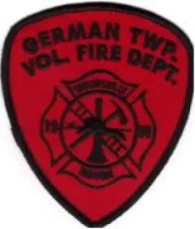 German Township Volunteer Fire Department Patch