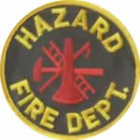 Hazard Fire Department Patch